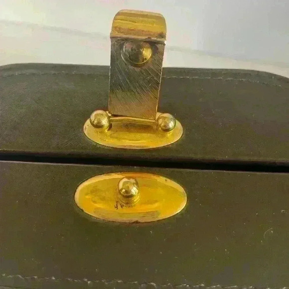 Vintage Genuine Peacock Feather Purse by Comeco Handbag Clutch w/ Strap Brown - Picture 9 of 14